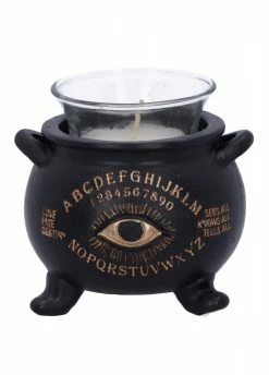 Nemesis Now All Seeing Cauldron Candle Holder