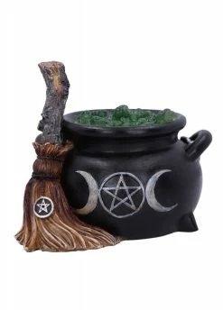 Nemesis Now Bubbling Cauldron Illuminating Figurine