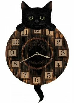 Nemesis Now Kitten Tickin' Wall Clock