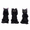 Nemesis Now Three Wise Felines Figurines 2 Nemesis Now Three Wise Felines Figurines -Nemesis Now Shop nemesis now three wise felines figurines p27036 44101 image