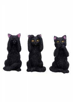 Nemesis Now Three Wise Felines Figurines