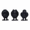Nemesis Now Three Wise Ravens Figurines -Nemesis Now Shop nemesis now three wise ravens figurines p32175 60847 image