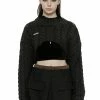 Punk Rave Cable Cropped Sweater 2 Punk Rave Cable Cropped Sweater -Nemesis Now Shop punk rave cable cropped sweater p32501 62851 image