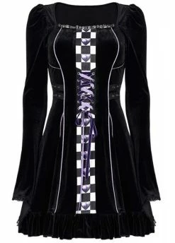 Punk Rave Gothic Lolita Lace-Up Dress