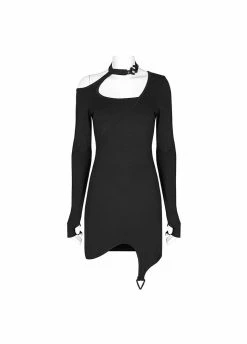 Punk Rave Layla Asymmetric Bodycon Dress