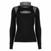 Punk Rave Mesh Insert Long Sleeved Top