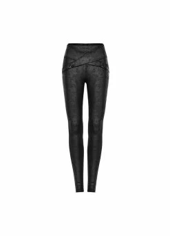 Punk Rave Textured Gothic Jeggings