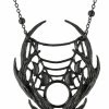 Restyle 3D Moon Antler Black Pendant -Nemesis Now Shop restyle 3d moon antler black pendant p31098 56683 image