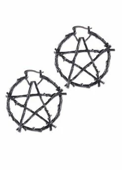 Restyle Branch Pentagram Earrings