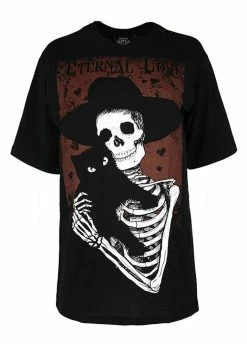 Restyle Eternal Love Oversized Gothic T-Shirt