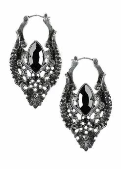 Restyle Silver Snake Earrings